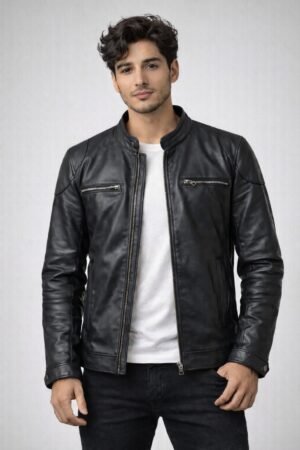 Premium Black Leather Jacket