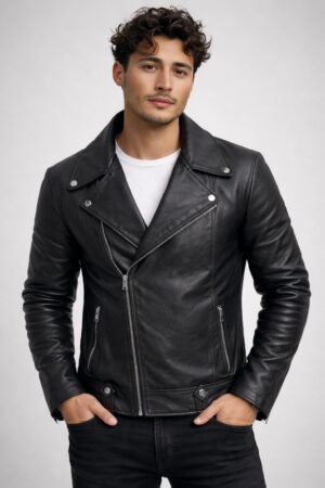 Classic Black Asymmetrical Jacket