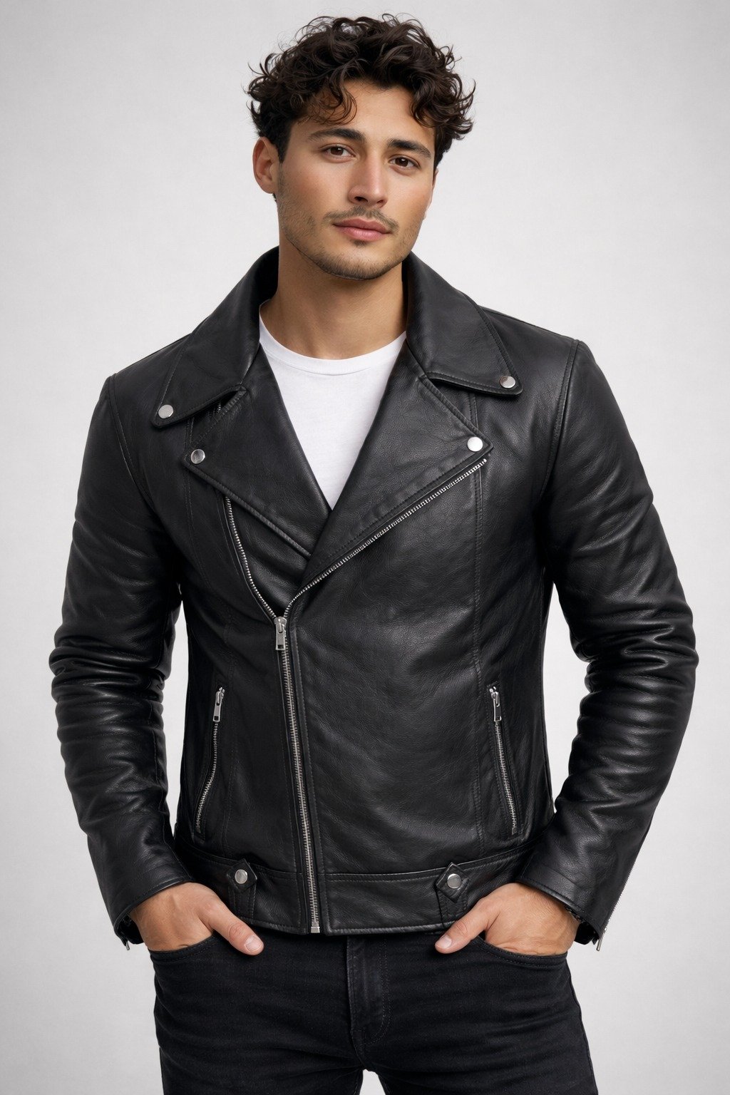 Classic Black Asymmetrical Jacket