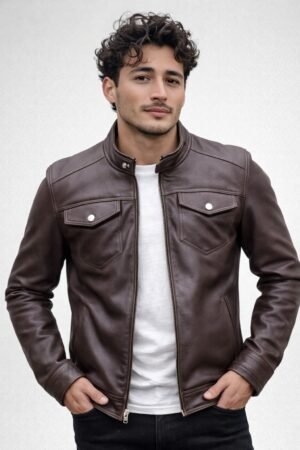 Brown Classic Leather Jacket